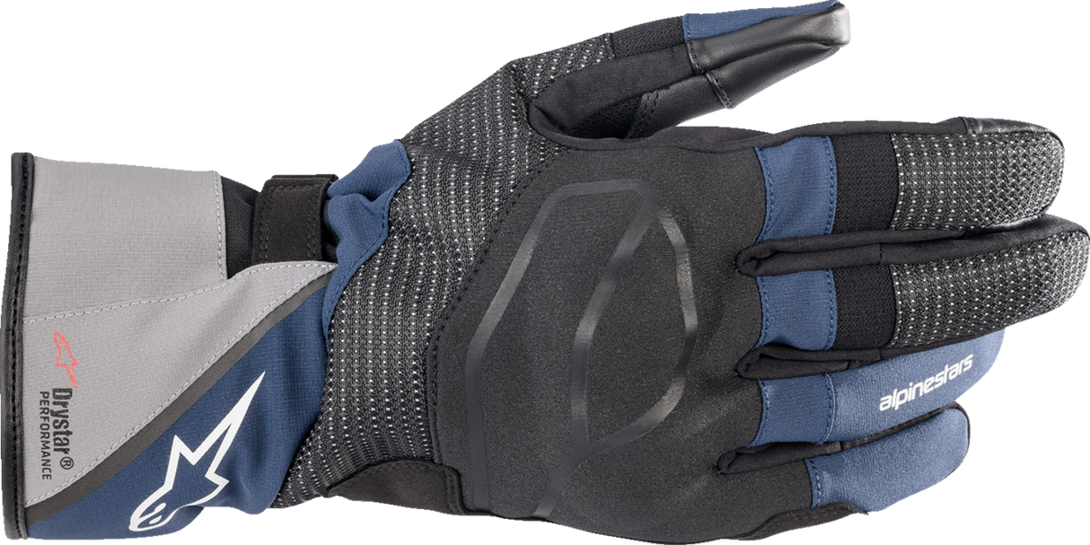 Guantes ALPINESTARS Andes V3 Drystar® - Negro/Azul Oscuro - Mediano 3527521-1267-M