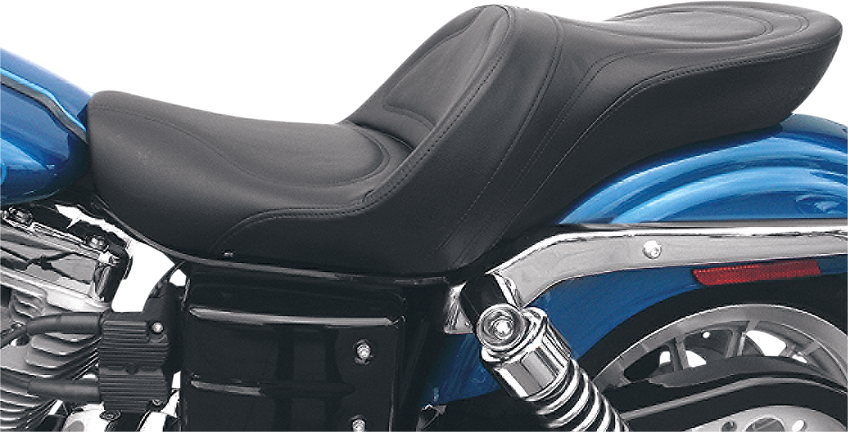 Asiento SADDLEMEN - Explorer - Sin respaldo - Cosido - Negro - FXD '04-'05 804-04-0291