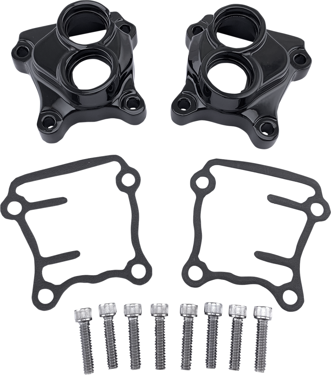 Cubierta de elevador DRAG SPECIALTIES - Negra - Twin Cam I04-0889GB