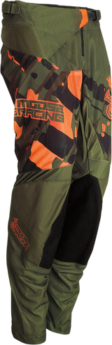Pantalones Agroid para jóvenes MOOSE RACING - Oliva/Naranja - 20 2903-2178