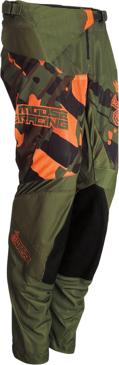 Pantalones Agroid para jóvenes MOOSE RACING - Oliva/Naranja - 26 2903-2181