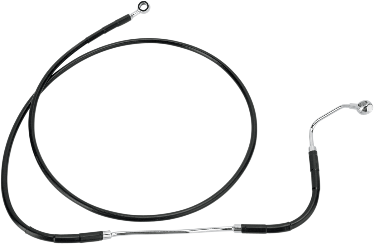 Línea de freno DRAG SPECIALTIES - Delantera - Negra - +6" ABS 691182-6BLK
