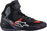 Zapatillas ALPINESTARS Faster-3 Rideknit® - Negro/Gris/Rojo - Talla 12.5 (EE. UU.) 25103191165125