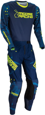 Camiseta Agroid de MOOSE RACING - Azul marino/alta visibilidad - Mediana 2910-6393 