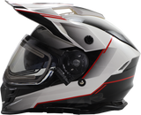 Casco de motocicleta Z1R Range - Bladestorm - Negro/Rojo/Blanco - Talla L 0101-14056 
