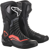Botas ventiladas ALPINESTARS SMX-6 v2 - Negro/Gris/Rojo - Talla 10.5 EE. UU. / 45 UE 2223017-1133-45