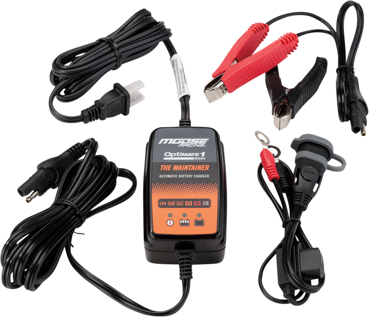 Cargador Optimate 1 de MOOSE RACING - DUO TM-611 