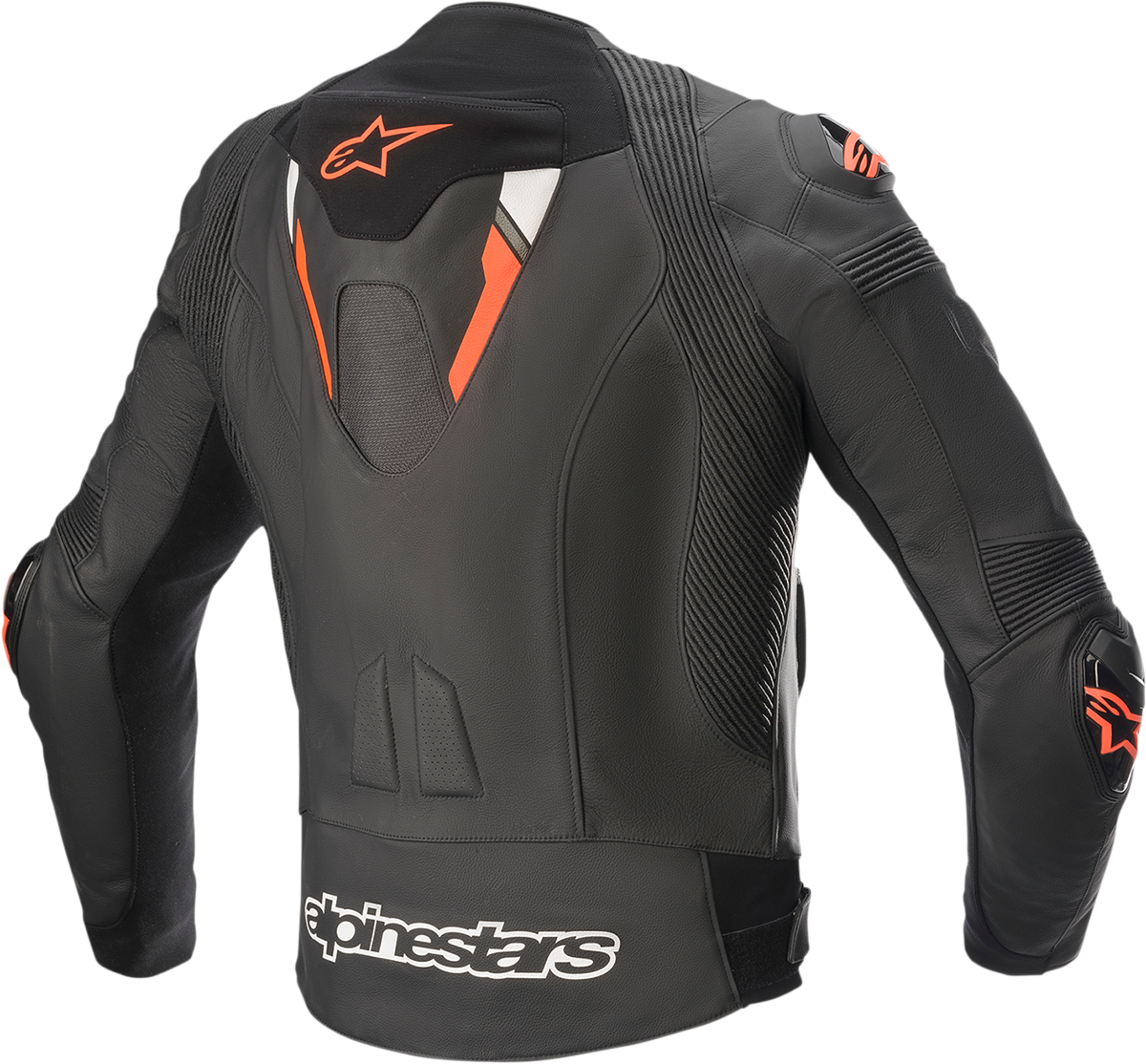 Chaqueta de cuero ALPINESTARS Missile Ignition v2 - Negro/Rojo/Blanco - Talla 44 EE. UU. / 54 UE 3100222-1030-54