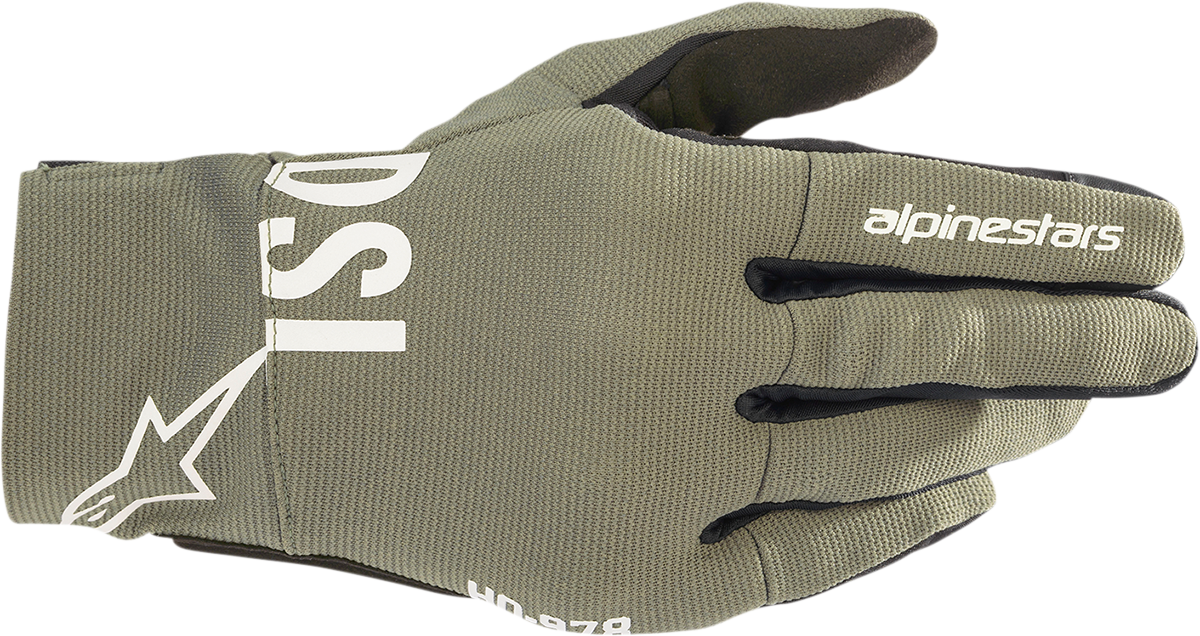 Guantes Shotaro de ALPINESTARS - Verde militar - Pequeños 3567421-608-S