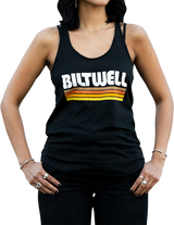 Camiseta de tirantes de surf BILTWELL para mujer - Negra - Talla grande 8142-045-004 