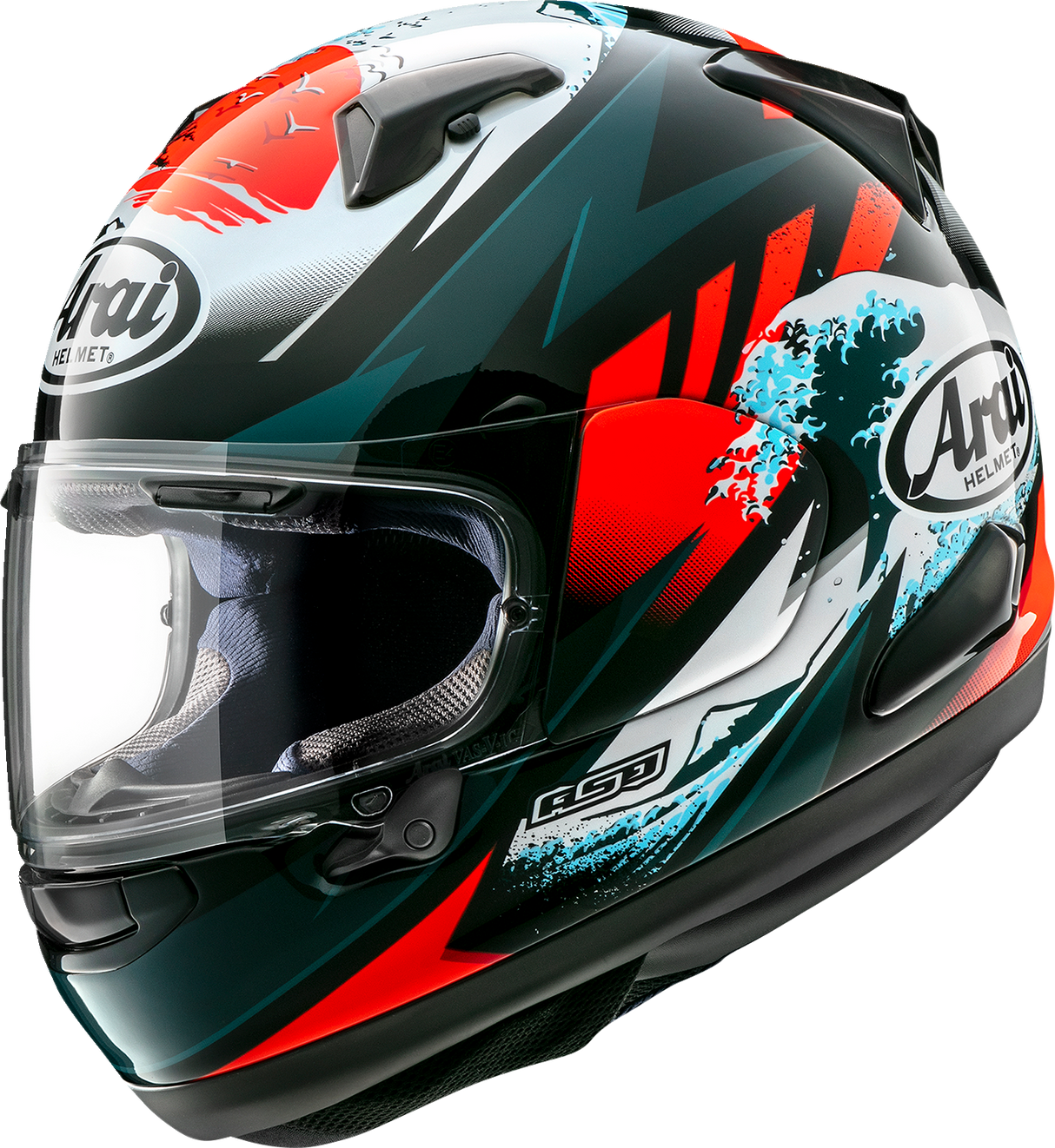 Casco de motocicleta ARAI Quantum-X - Wave - Pequeño 0101-16005