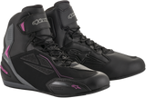 Zapatillas ALPINESTARS Faster-3 Drystar® para mujer - Negro/Gris/Rosa - Talla 6 de EE. UU. 25409191139-6