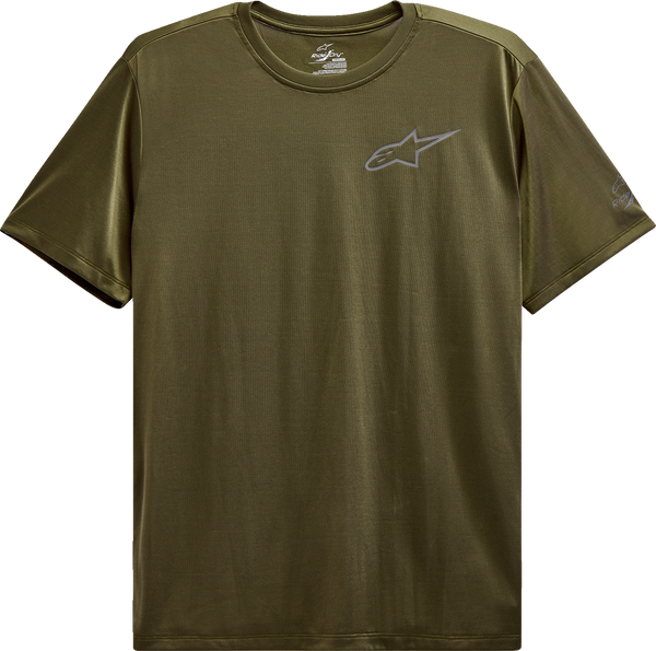 パーツ MAN ALPINESTARS Pursue Performance T-Shirt - Military Green - XL