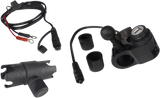 Cargador USB doble GEARS CANADA - Soporte de bola de 1" - Negro 100366-1 
