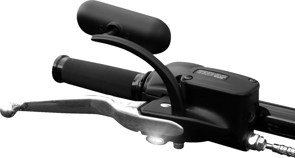 Intermitente para motocicleta KODLIN con luz de marcha - Universal - Negro K68510