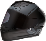 Casco de motocicleta 6D ATS-1R - Wyman - Negro/Gris - Talla 2XL 30-0709 