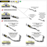 Tubo de enlace Arrow para catalizador original ZX-10R 16-20 71636mi