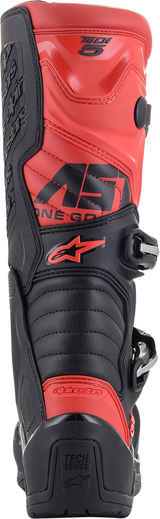 Botas ALPINESTARS Tech 5 - Negro/Rojo - Talla 10 de EE. UU. 10/13/2015