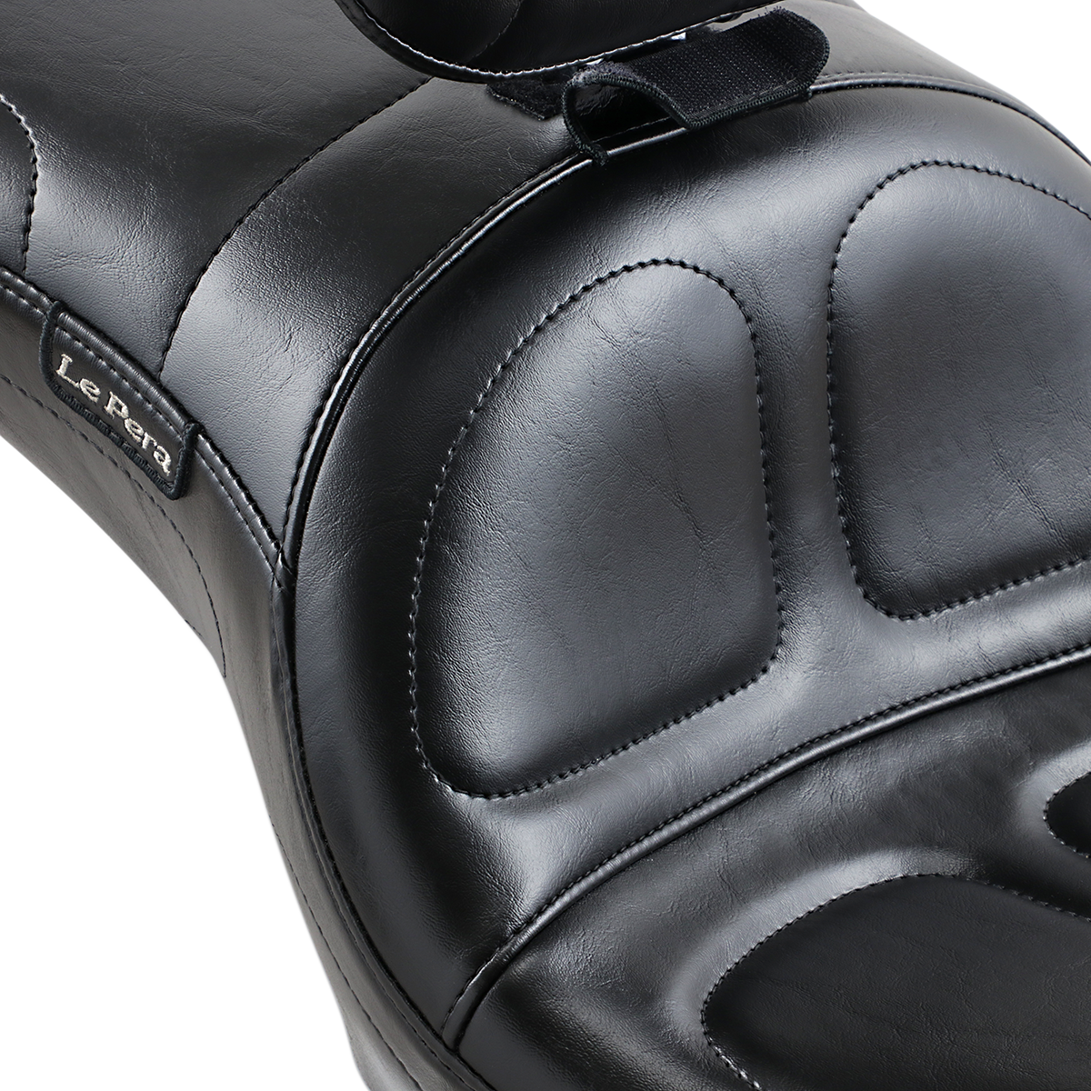 Asiento LE PERA Maverick - Con respaldo - Costuras - Negro - FXD '06-'17 LK-970BR 