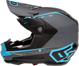 6D ATR-1 Motorcycle Helmet - Stealth - Cyan - XS 10-4624