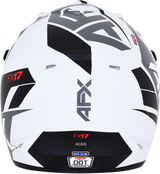 AFX FX-17 Motorcycle Helmet - Aced - Matte White/White - Medium 0110-6495