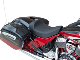 Asiento individual DRAG SPECIALTIES - Costuras lineales - Vinilo - Indian 0810-2266, años 2014 a 2022 