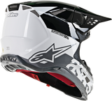 ALPINESTARS Supertech M8 Motorcycle Helmet - Radium - MIPS - White/Black/Mid Gray Glossy - Large 8301519-2182-LG