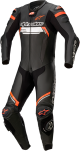Traje de una pieza ALPINESTARS Missile Ignition v2 - Negro/Rojo Fluorescente - Talla 42 EE. UU. / 52 UE 3150222-1030-52