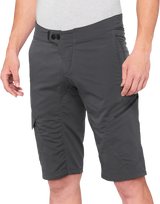 Pantalones cortos 100% Ridecamp - Carbón - US 28 40029-00007