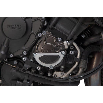 Protector de cárter de motor SW-MOTECH - Negro/Plateado - Yamaha - MT-10 2018-2024 MSS.06.564.10000 