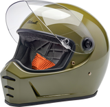 Casco BILTWELL Lane Splitter - Verde oliva brillante - Pequeño 1004-154-502 