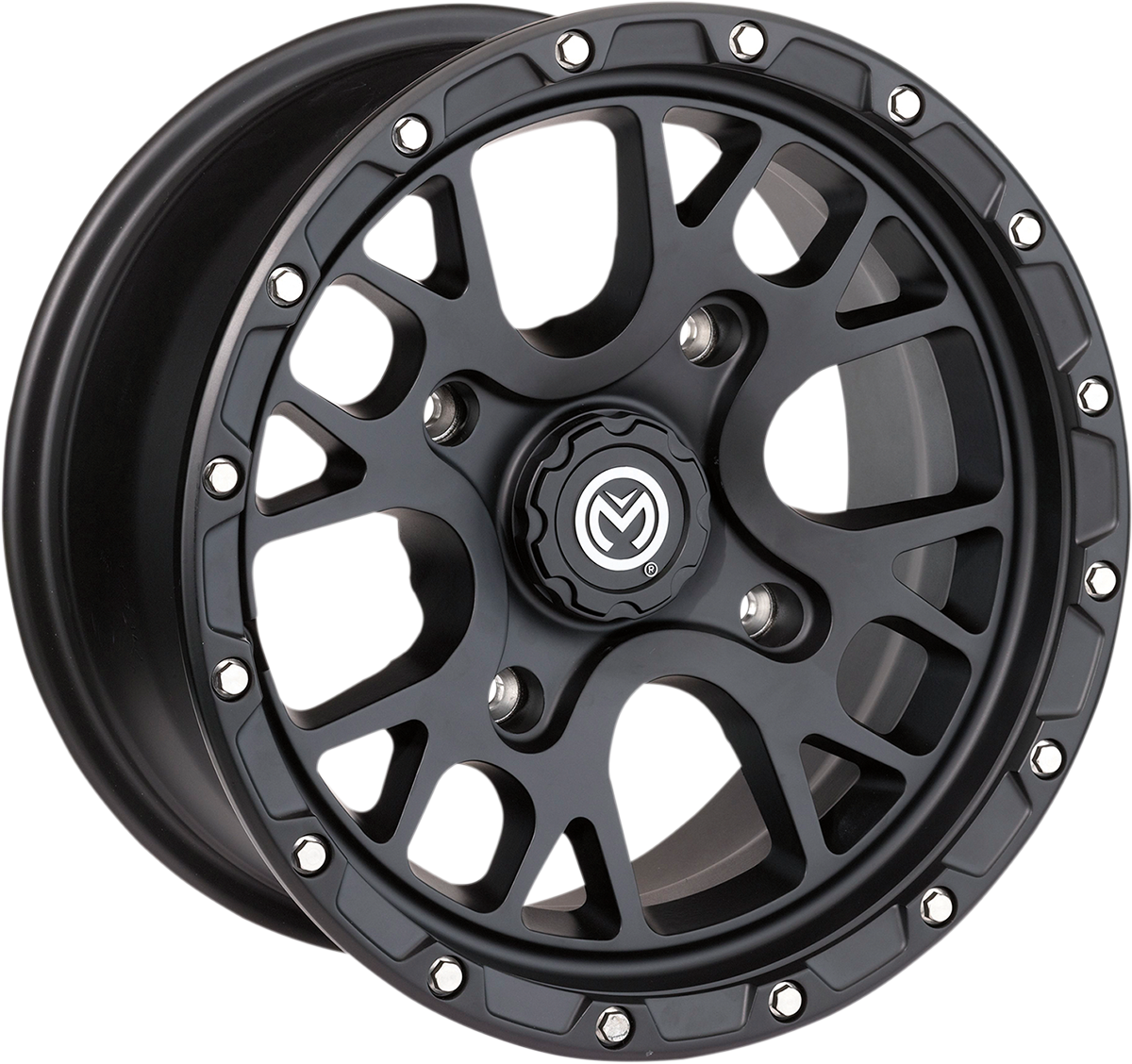 Rueda MOOSE UTILITY - 545X - Delantera/Trasera - Negra - 15x7 - 4/156 - 4+3 545MO157156SB44