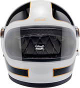 Casco BILTWELL Gringo S - Blanco brillante/Negro Tracker - Pequeño 1003-566-502 