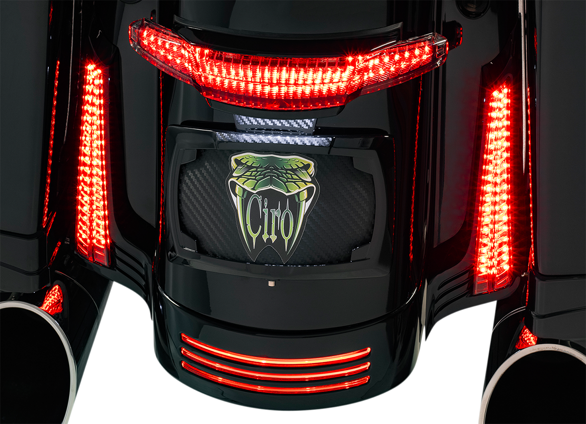 Luces LED para panel de relleno CIRO - Negro/Rojo 40046 