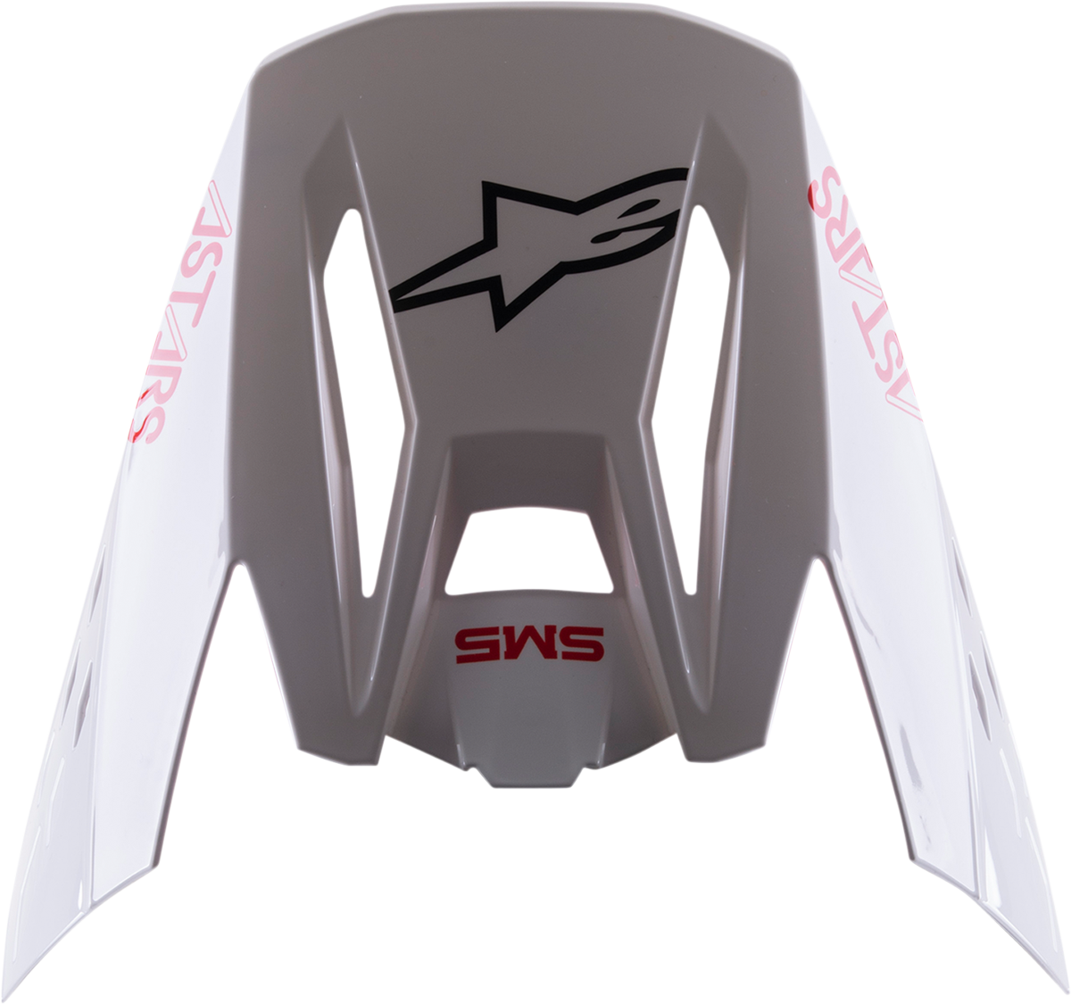 Visera ALPINESTARS SM5 - Bond - Blanco/Rojo 8983422-2032