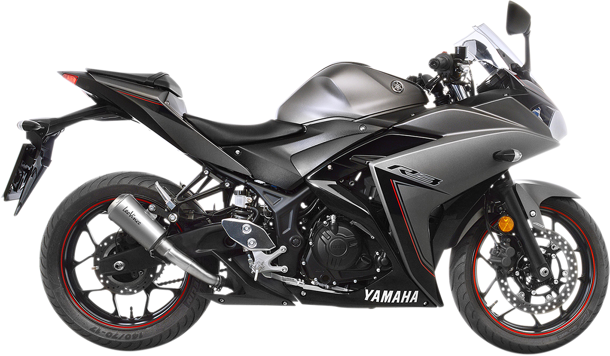 Silenciador deslizante LEOVINCE LV-10 - YZF-R3 15-21 / MT-03 Acero inoxidable 15212U 1811-3499