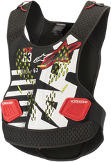 Protector de pecho ALPINESTARS Sequence - Negro/Blanco/Rojo - M/L 6701819-123-ML
