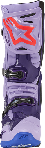 Botas ALPINESTARS Tech 10 - Morado láser - Talla 10 de EE. UU. 2010020-398-10