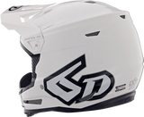 6D ATR-2Y Motorcycle Helmet - Gloss White - Medium 11-5611