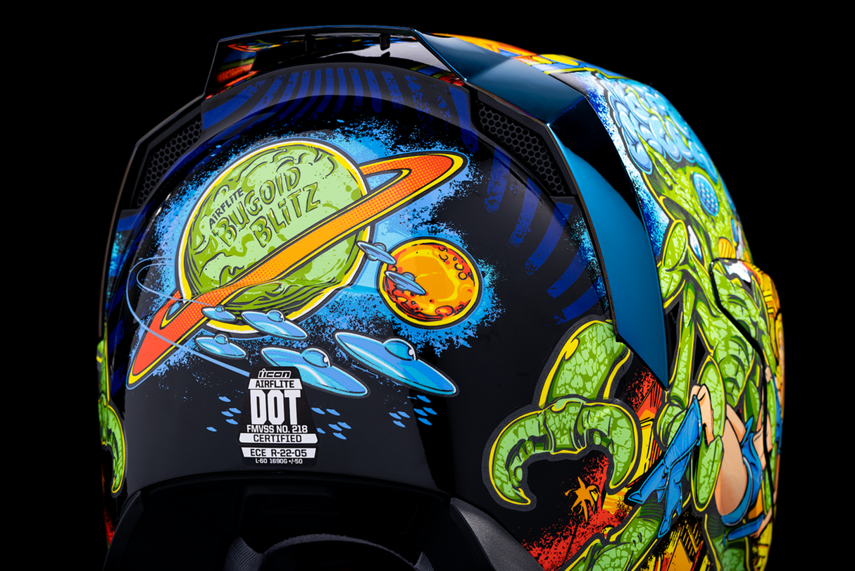 Casco ICON Airflite™ - Bugoid Blitz - Azul - Grande 0101-15549