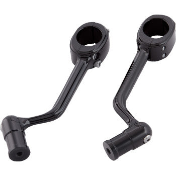 Soportes de estribo forjados para carretera ARLEN NESS - Negro 400-043 