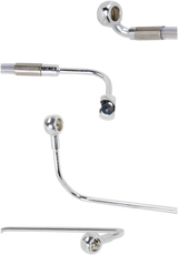 Línea de freno DRAG SPECIALTIES - Trasera - Acero inoxidable 640231