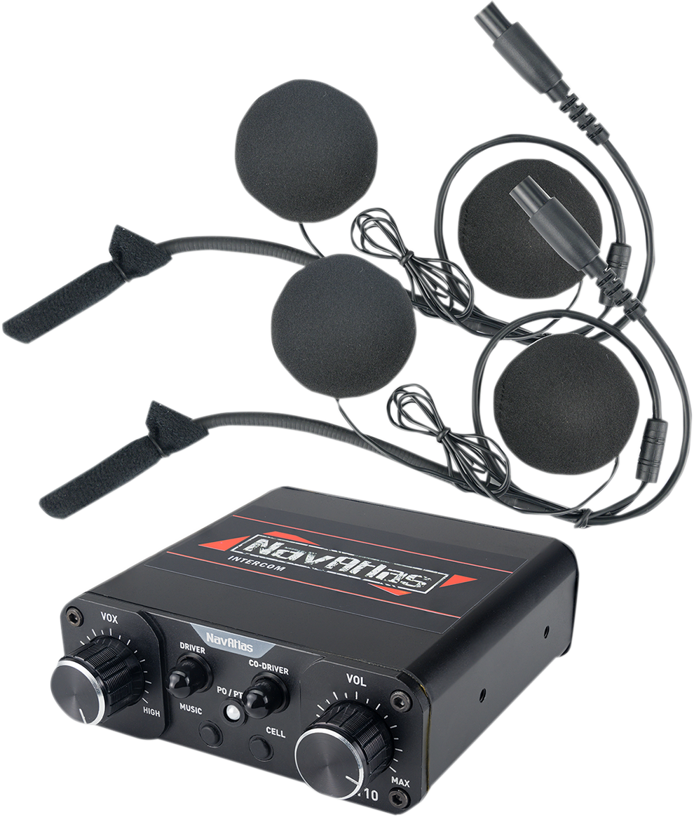 Sistema de intercomunicación NAVATLAS - Auriculares para casco NIH110PK 