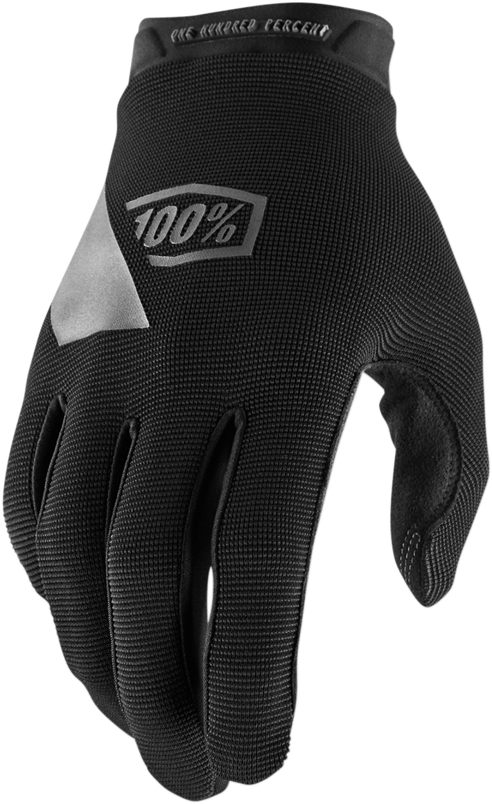 Guantes Ridecamp 100% para jóvenes - Negro - Mediano 10012-00001