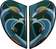 ICON Airframe Pro™ Side Plates - Koi - Blue 0133-1355