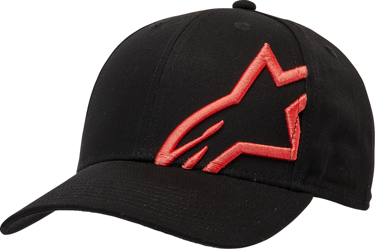 Gorra ALPINESTARS Corp Snap 2 - Negro/Rojo cálido - Talla única 1211810091523OS