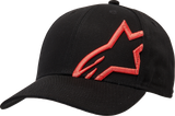 Gorra ALPINESTARS Corp Snap 2 - Negro/Rojo cálido - Talla única 1211810091523OS