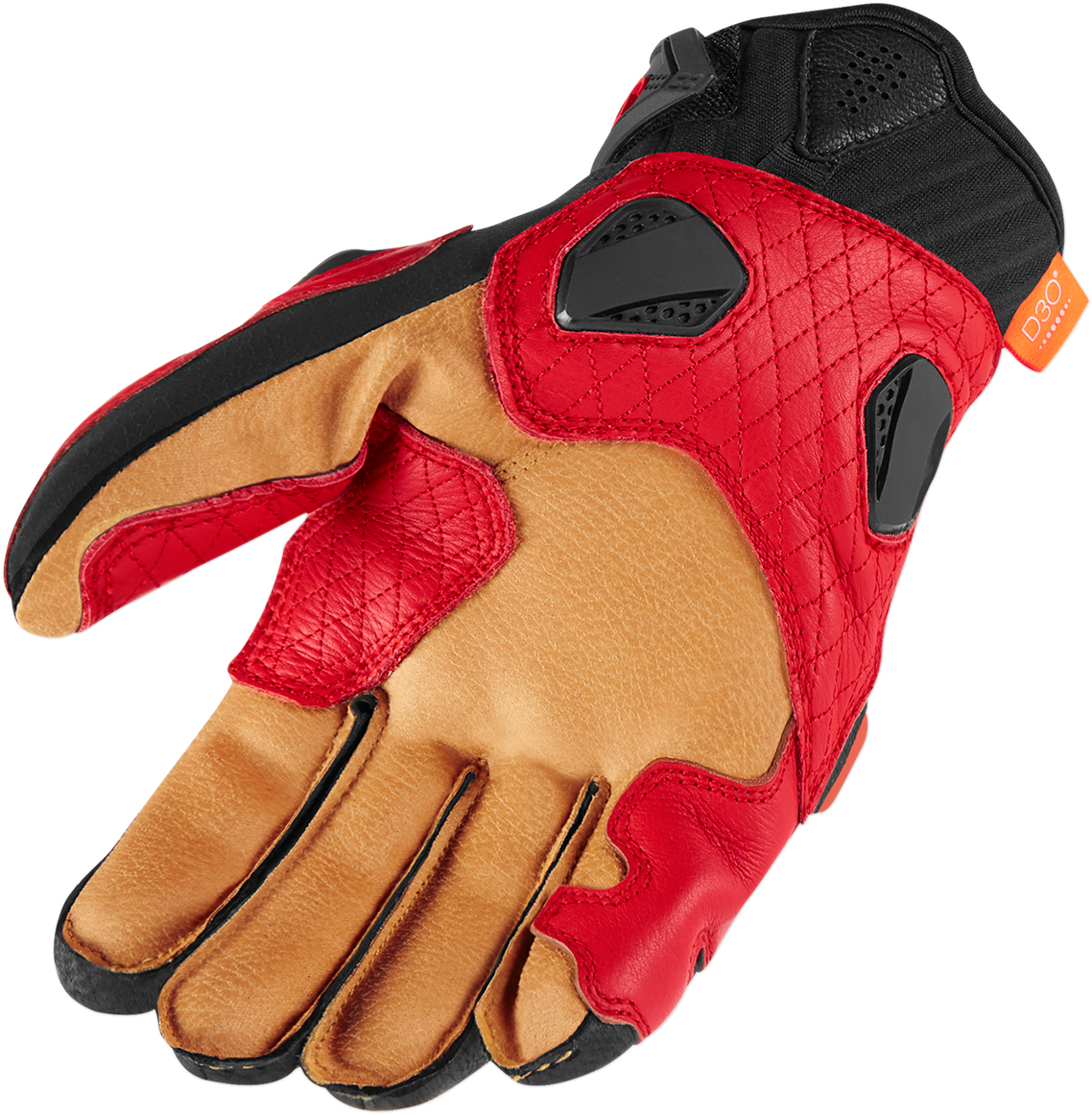 Guantes cortos ICON Hypersport™ - Rojo - Mediano 3301-3546