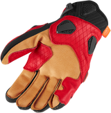 Guantes cortos ICON Hypersport™ - Rojo - Mediano 3301-3546