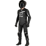 Chaqueta de cuero ALPINESTARS GP Plus R v4 Airflow - Negro/Blanco - Talla 38 EE. UU. / 48 UE 3100624-12-48